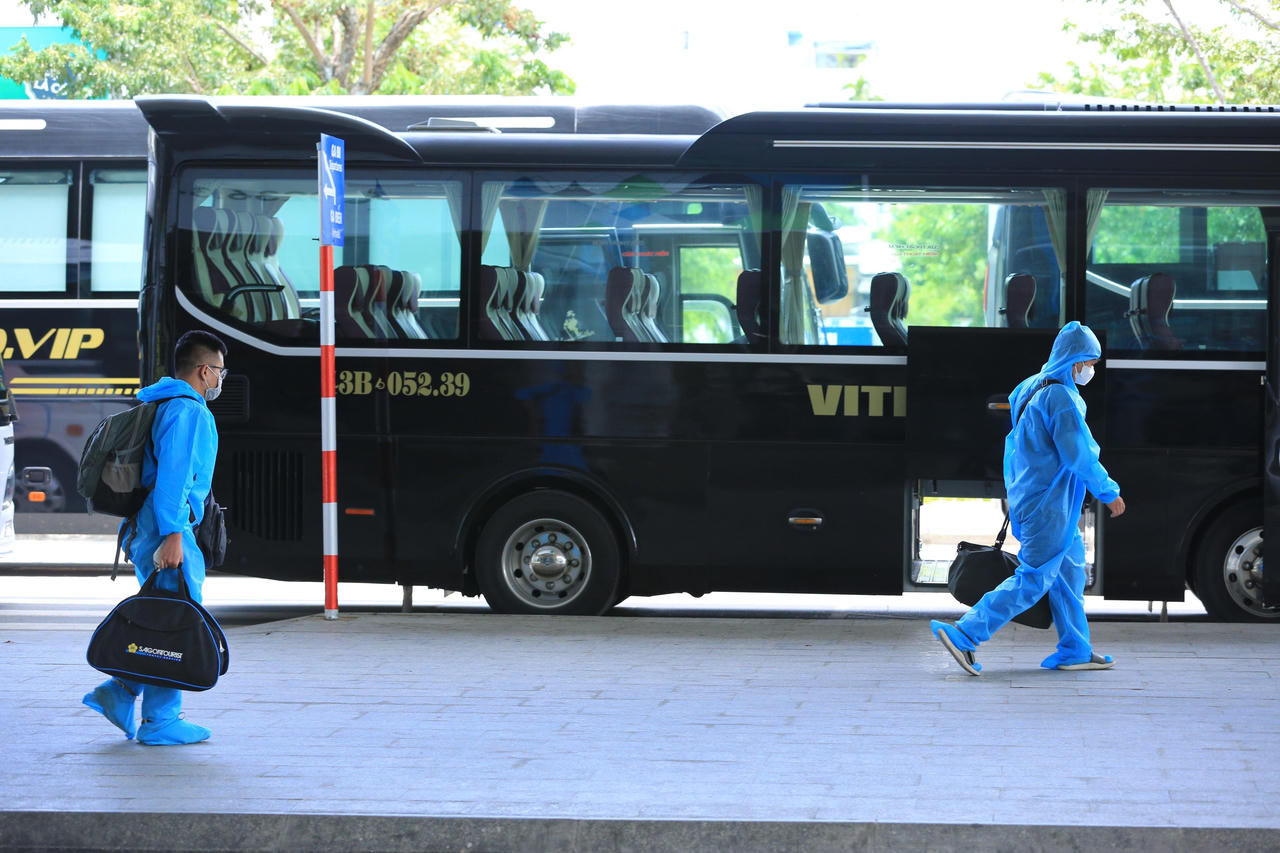 Đà Nẵng, Quảng Nam đón người dân từ TP HCM về quê