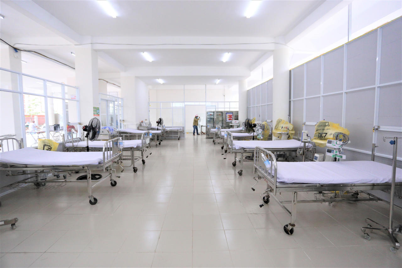 Cận cảnh bên trong bệnh viện Dã chiến điều trị bệnh nhân COVID-19 ở Đà Nẵng