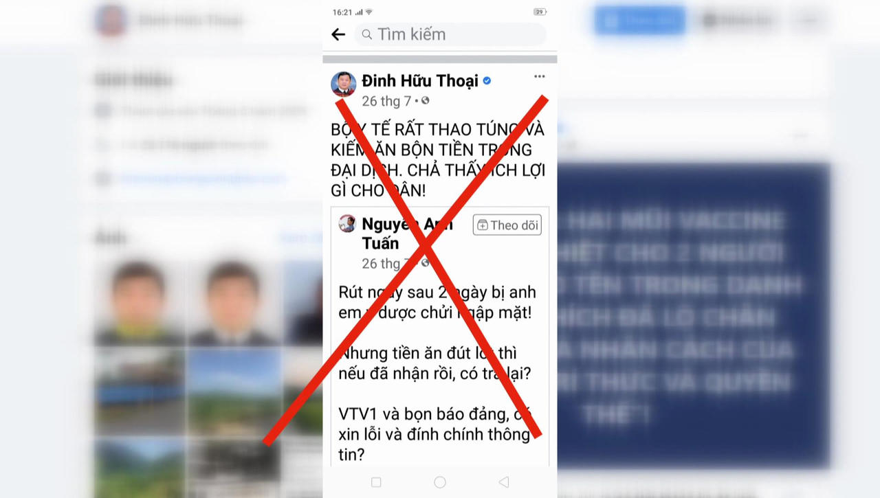 Xử phạt Linh mục vì xuyên tạc công tác phòng, chống dịch