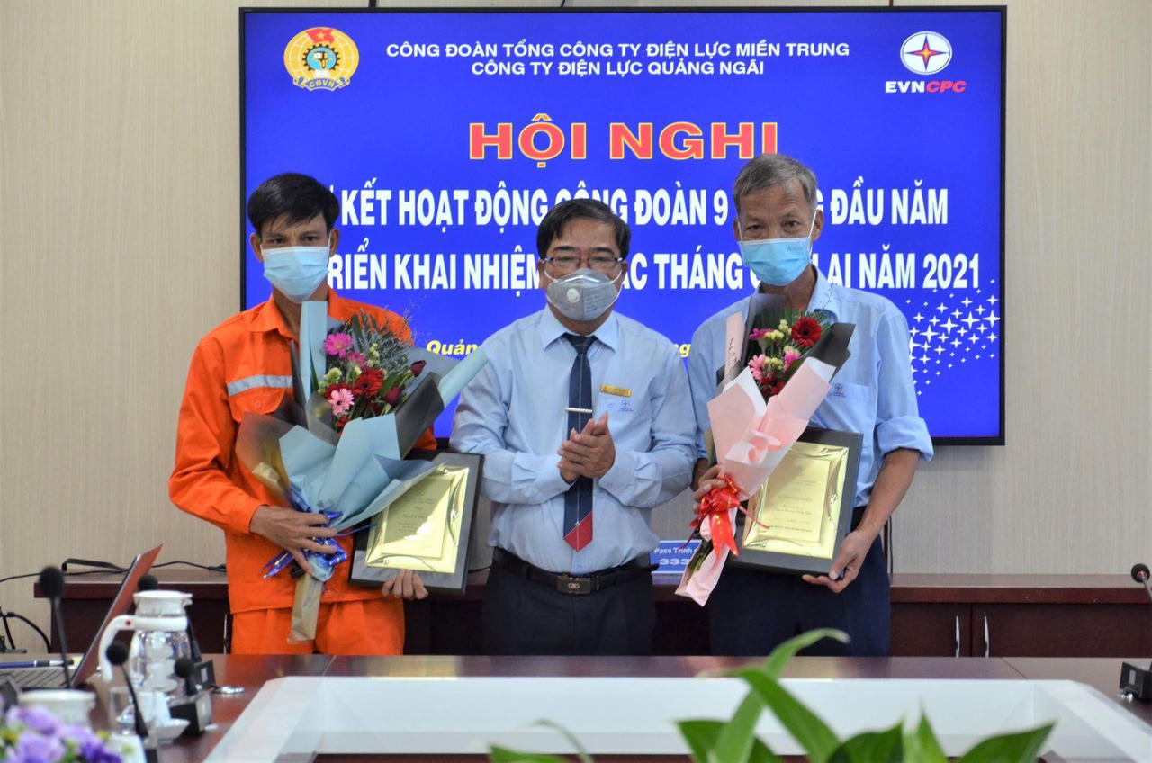 Sơ kết hoạt động công đoàn PC Quảng Ngãi 9 tháng đầu năm 2021 