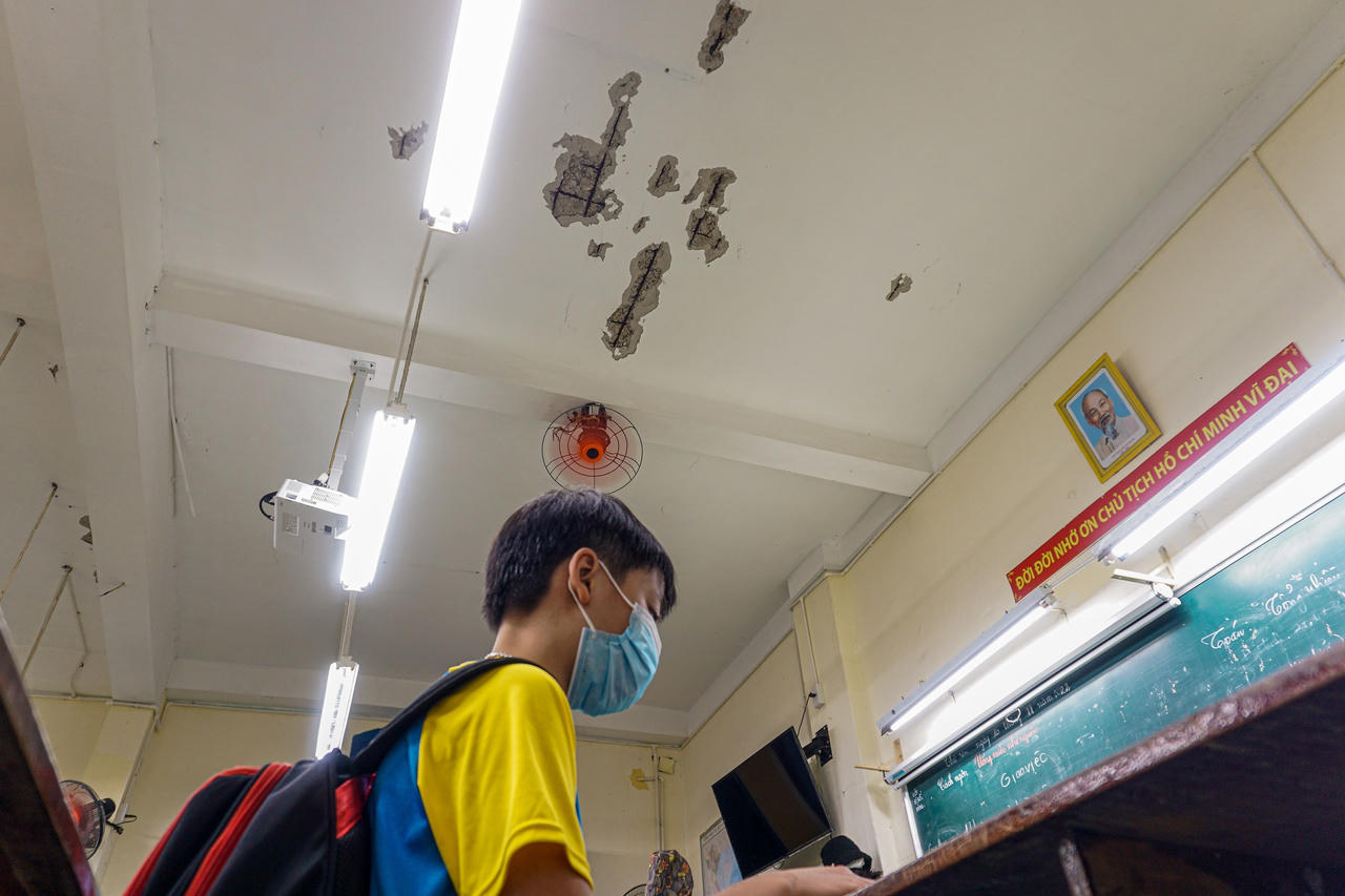 Ngôi trường 132 tuổi ở Đà Nẵng xuống cấp nghiêm trọng