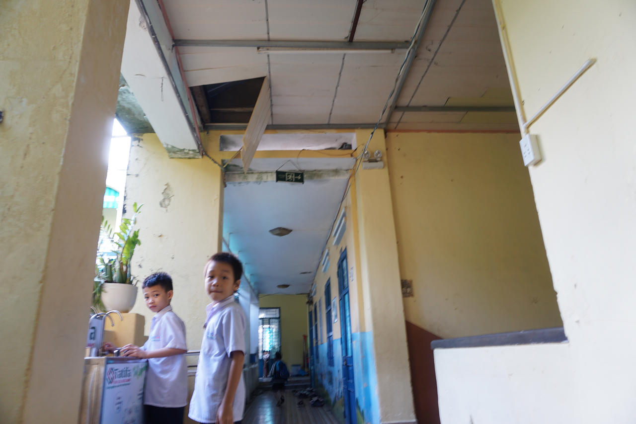 Ngôi trường 132 tuổi ở Đà Nẵng xuống cấp nghiêm trọng