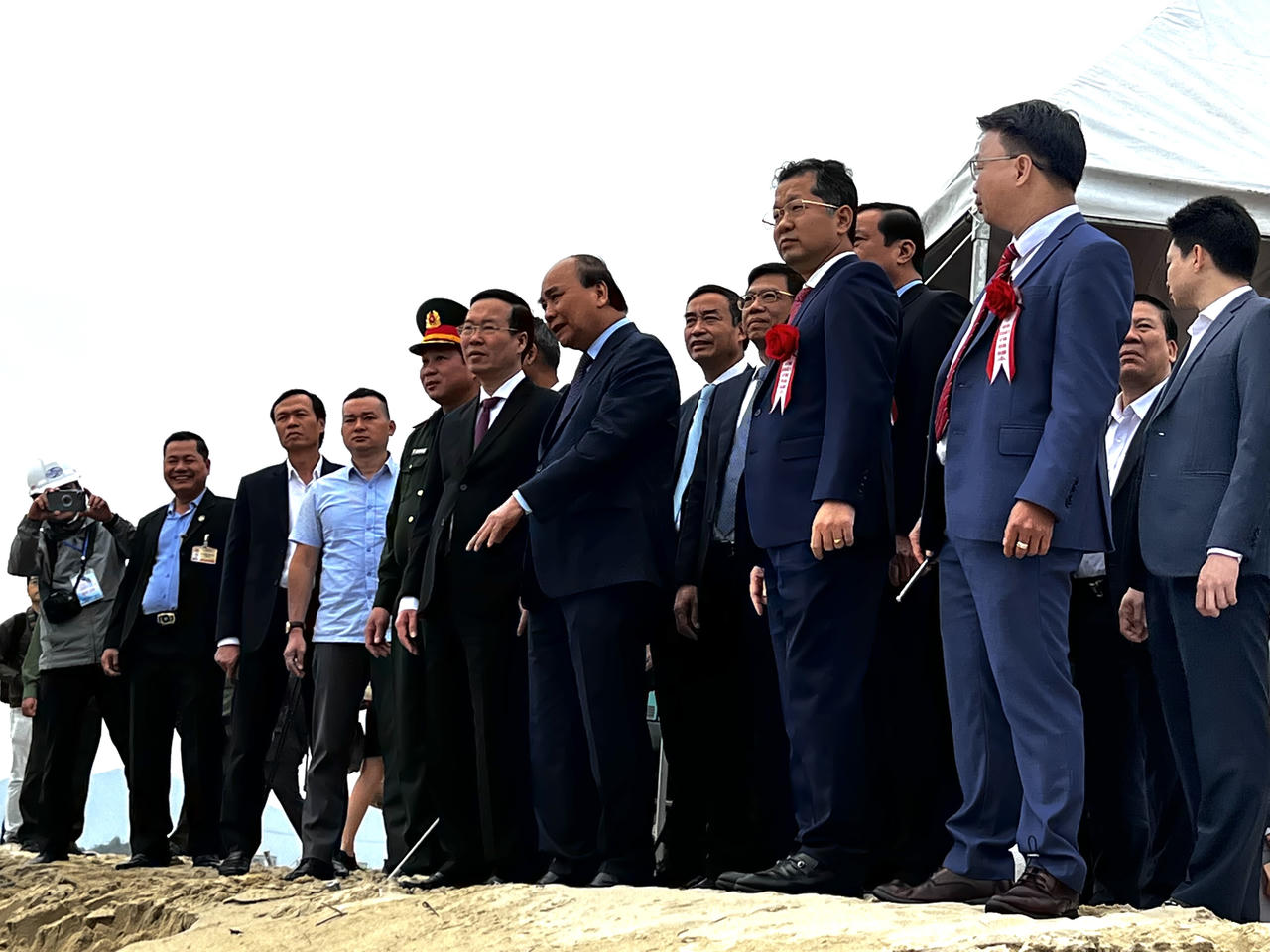 Chủ tịch nước Nguyễn Xuân Phúc: 'Cảng Liên Chiểu phải là công trình gương mẫu, không thất thoát, đúng tiến độ'