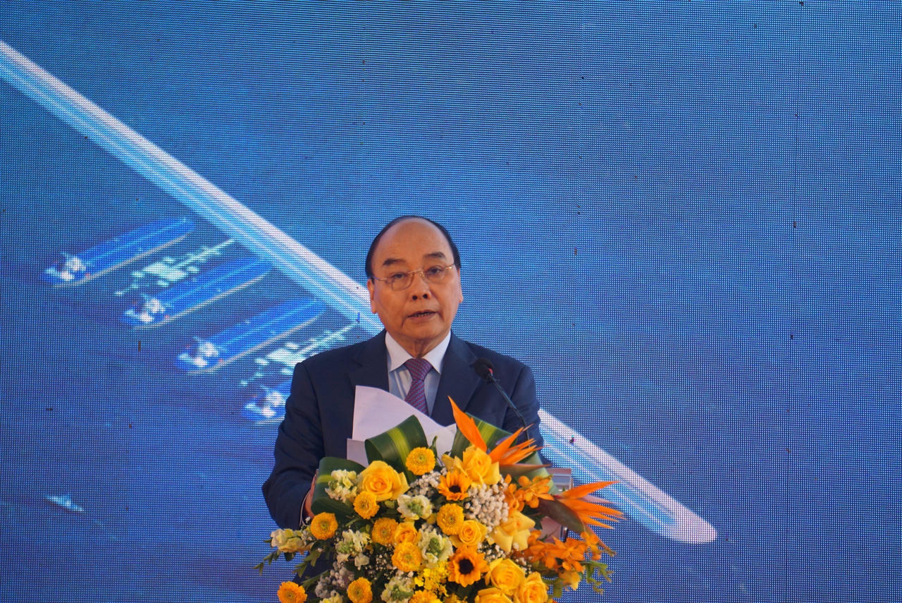 Chủ tịch nước Nguyễn Xuân Phúc: 'Cảng Liên Chiểu phải là công trình gương mẫu, không thất thoát, đúng tiến độ'