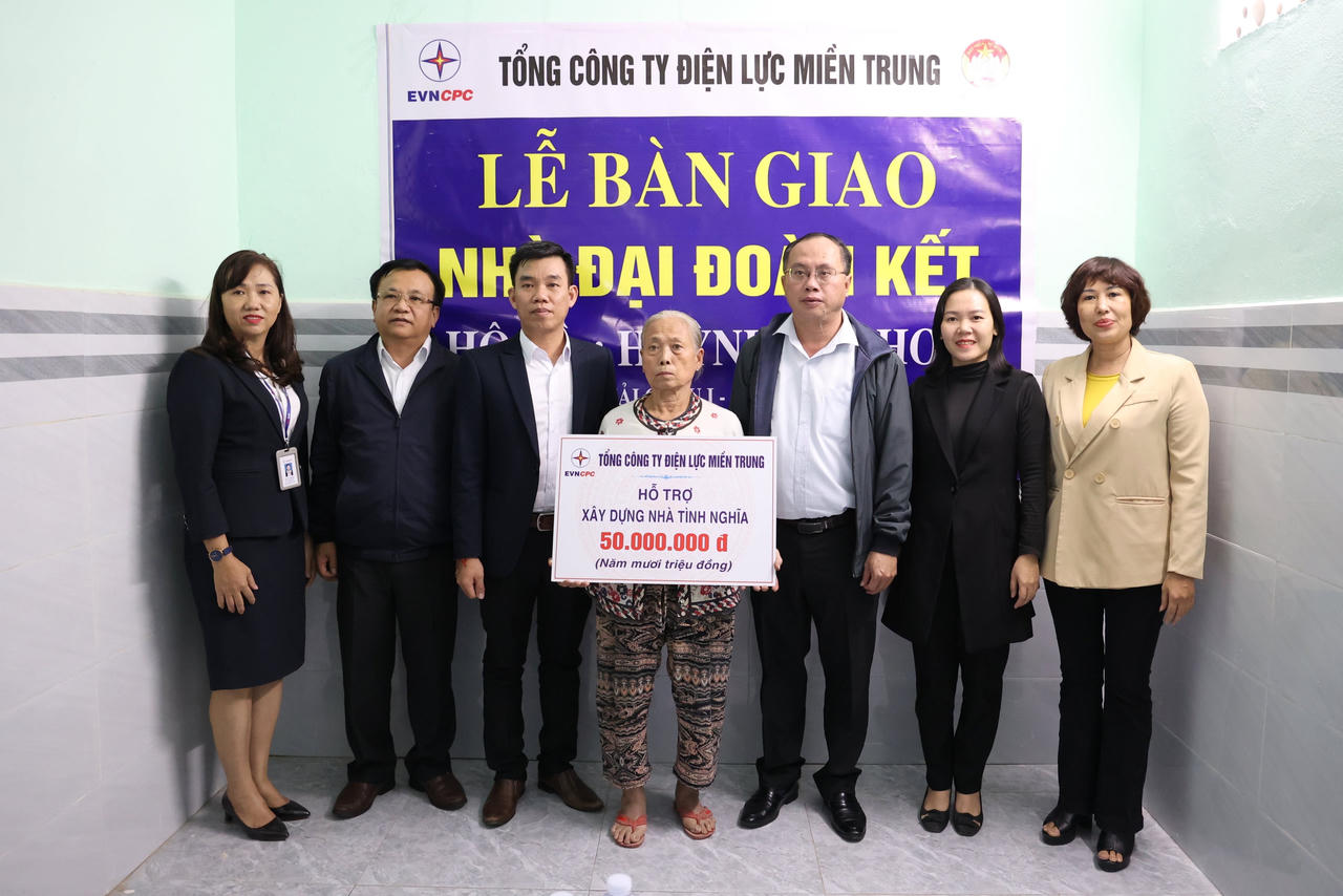 EVNCPC sẽ xây thêm 70 căn nhà tình nghĩa ở miền Trung – Tây Nguyên trong năm 2023