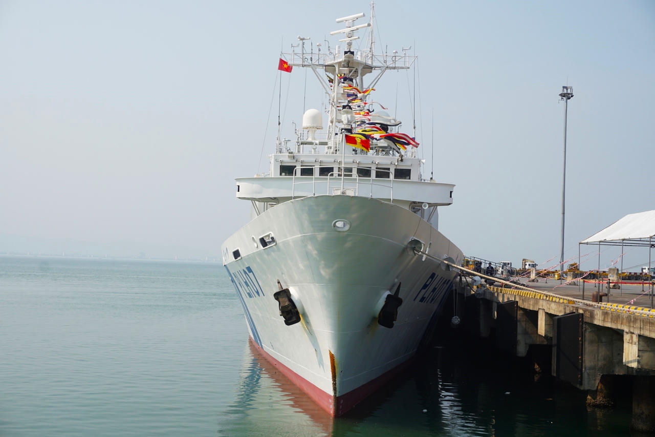 Tàu tuần tra Lực lượng Bảo vệ bờ biển Nhật Bản thăm Đà Nẵng