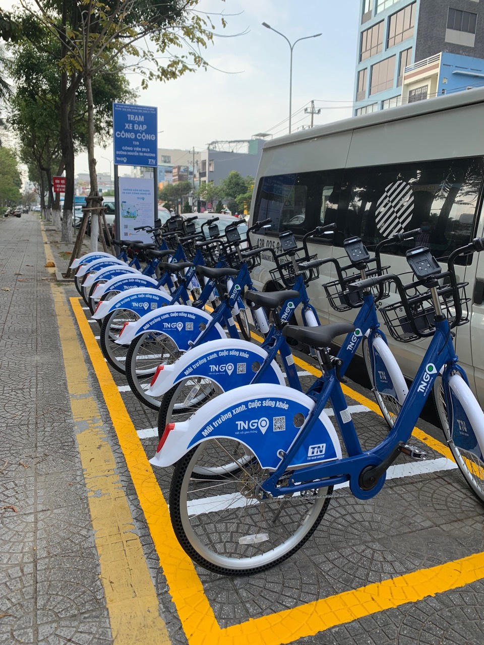Đà Nẵng đặt 61 trạm xe đạp công cộng sử dụng bằng QRcode khắp thành phố