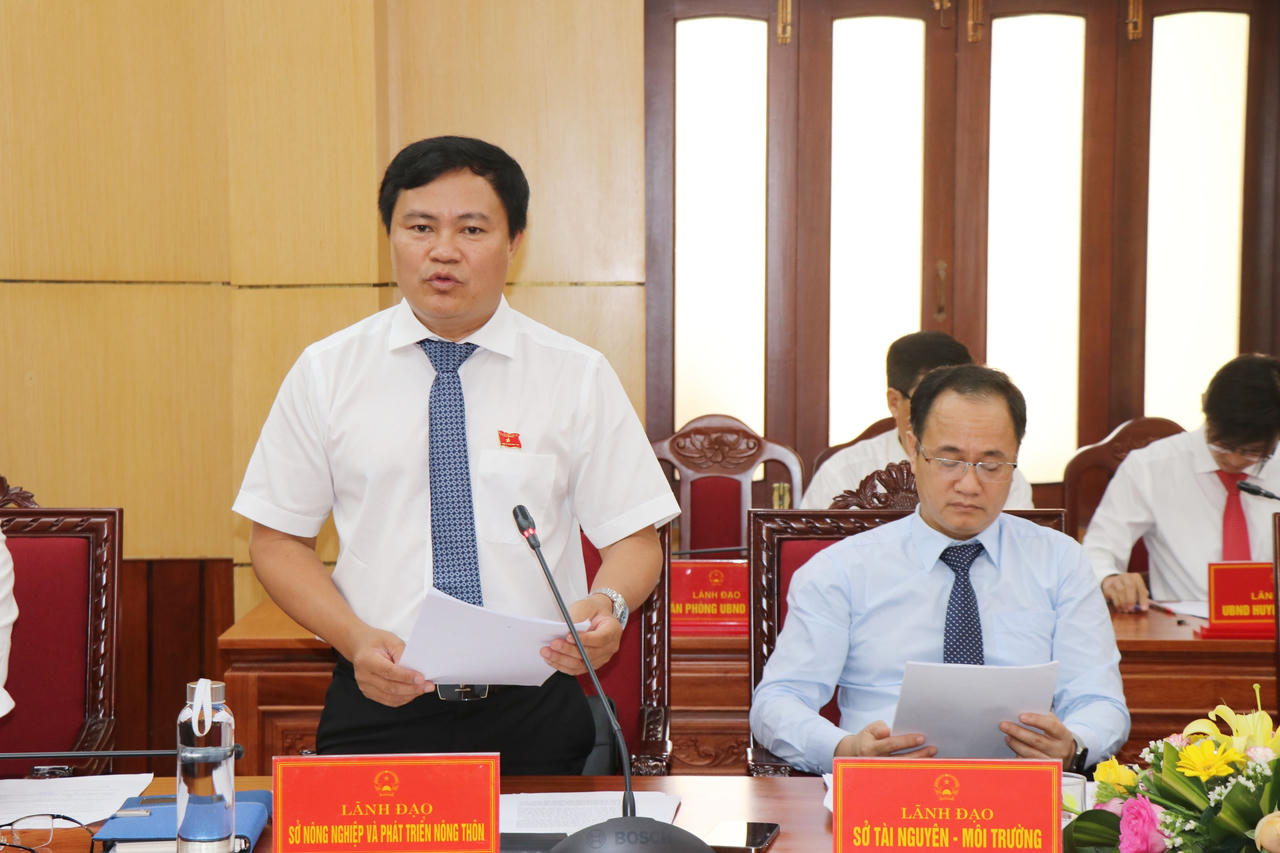 Quảng Ngãi giải trình việc dồn điền đổi thửa, bảo vệ môi trường và chuyển đổi số