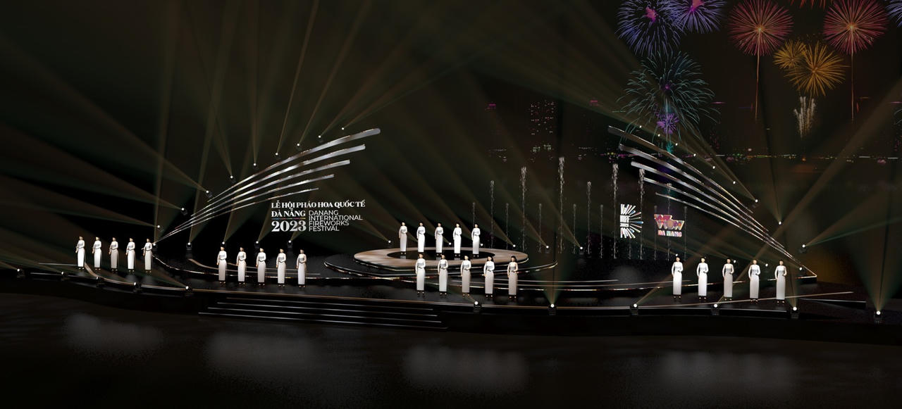 Sân khấu Lễ hội Pháo hoa Quốc tế Đà Nẵng 2023 “lộ diện” ra sao?