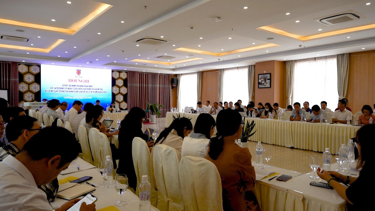 Sơ kết 3 năm thi hành Nghị định về kiểm tra, xử lý kỷ luật trong thi hành pháp luật về xử lý vi phạm hành chính