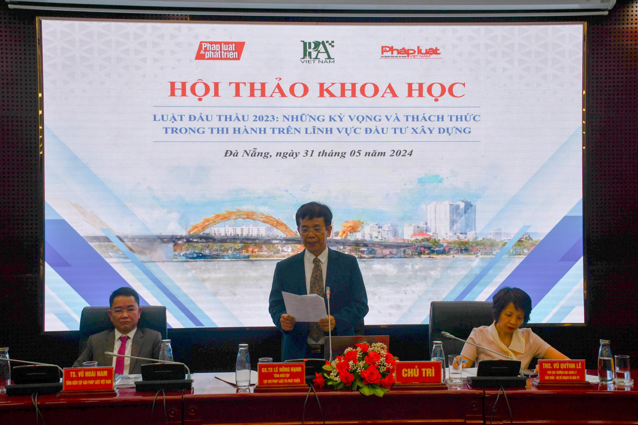 Hội thảo “Luật Đấu thầu 2023- Kỳ vọng và Thách thức đối với lĩnh vực đầu tư xây dựng”: Quyết tâm đóng góp để xây dựng hệ thống Luật đấu thầu một cách tốt nhất