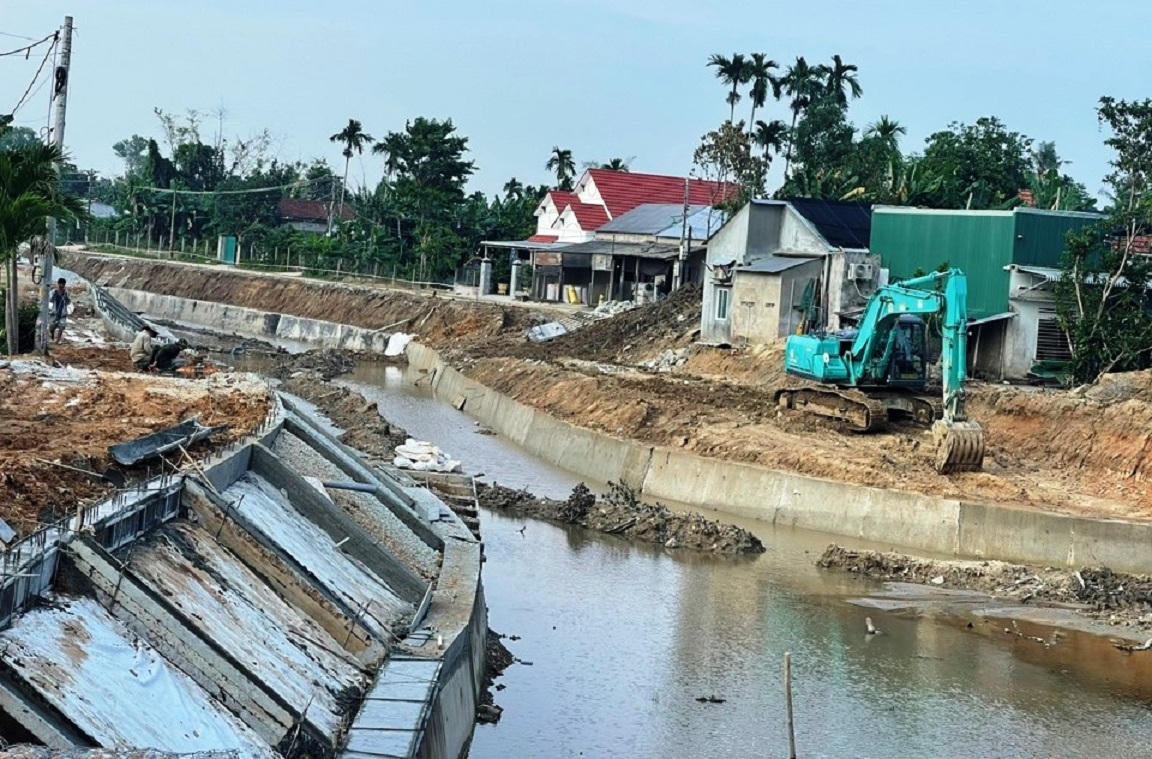 Dự án kè chống sạt lở ở Quảng Ngãi tăng tốc về đích đúng hạn 