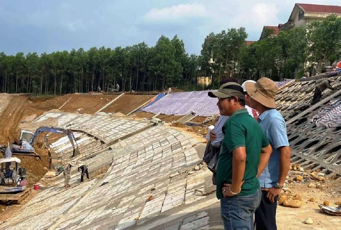 Dự án kè chống sạt lở ở Quảng Ngãi tăng tốc về đích đúng hạn 