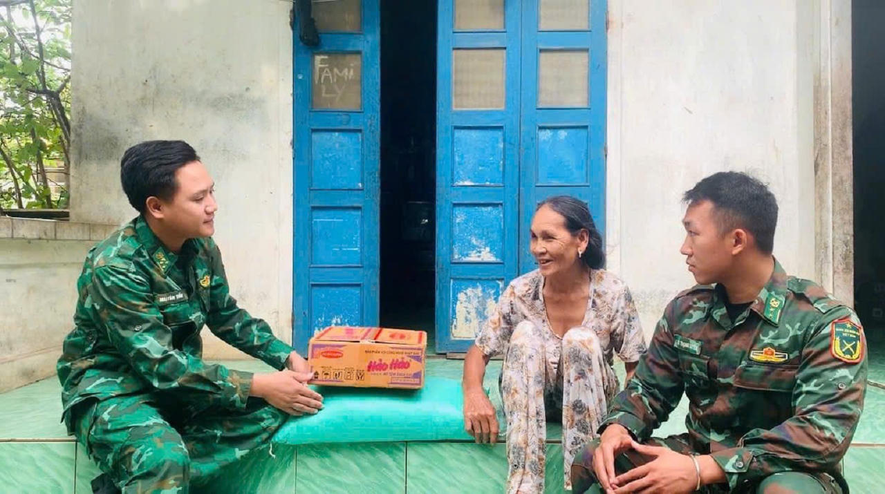 Hình ảnh đảo tiền tiêu ở Quảng Ngãi ứng phó bão số 6