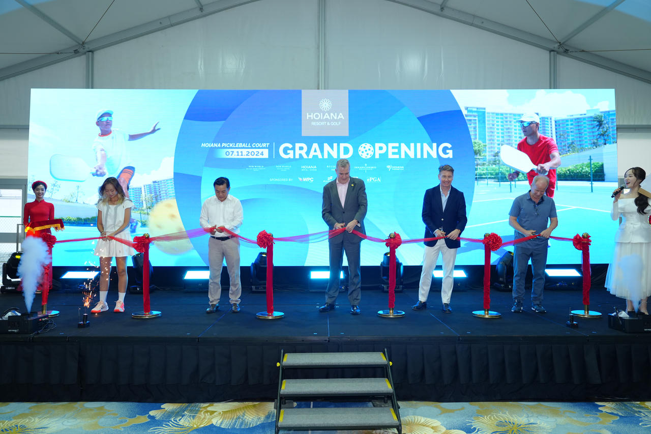 Hoiana khai trương hệ thống 8 sân Pickleball đạt chuẩn quốc tế