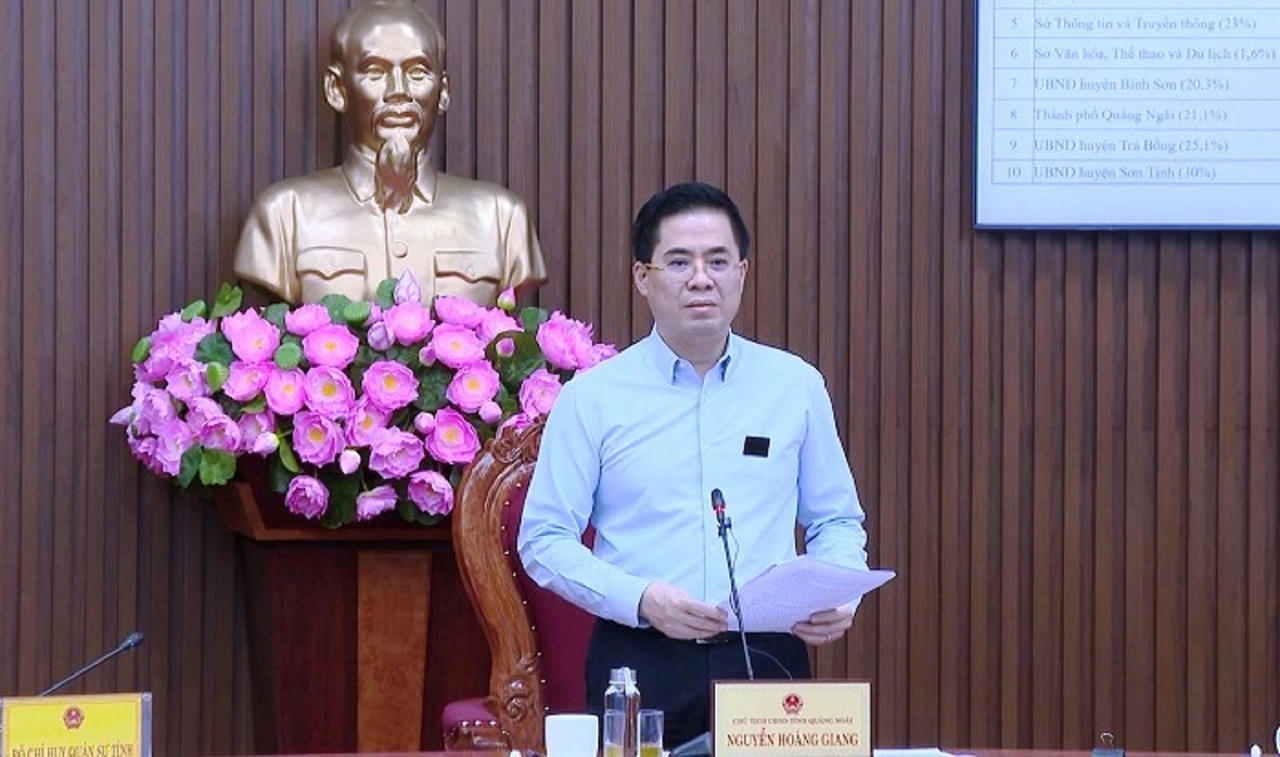 Quảng Ngãi tăng tốc giải ngân vốn đầu tư công những tháng cuối năm