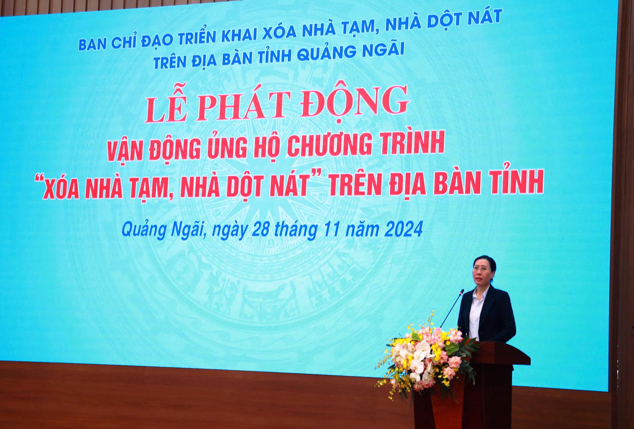 Quảng Ngãi cùng chung tay xóa nhà tạm, nhà dột nát cho người dân