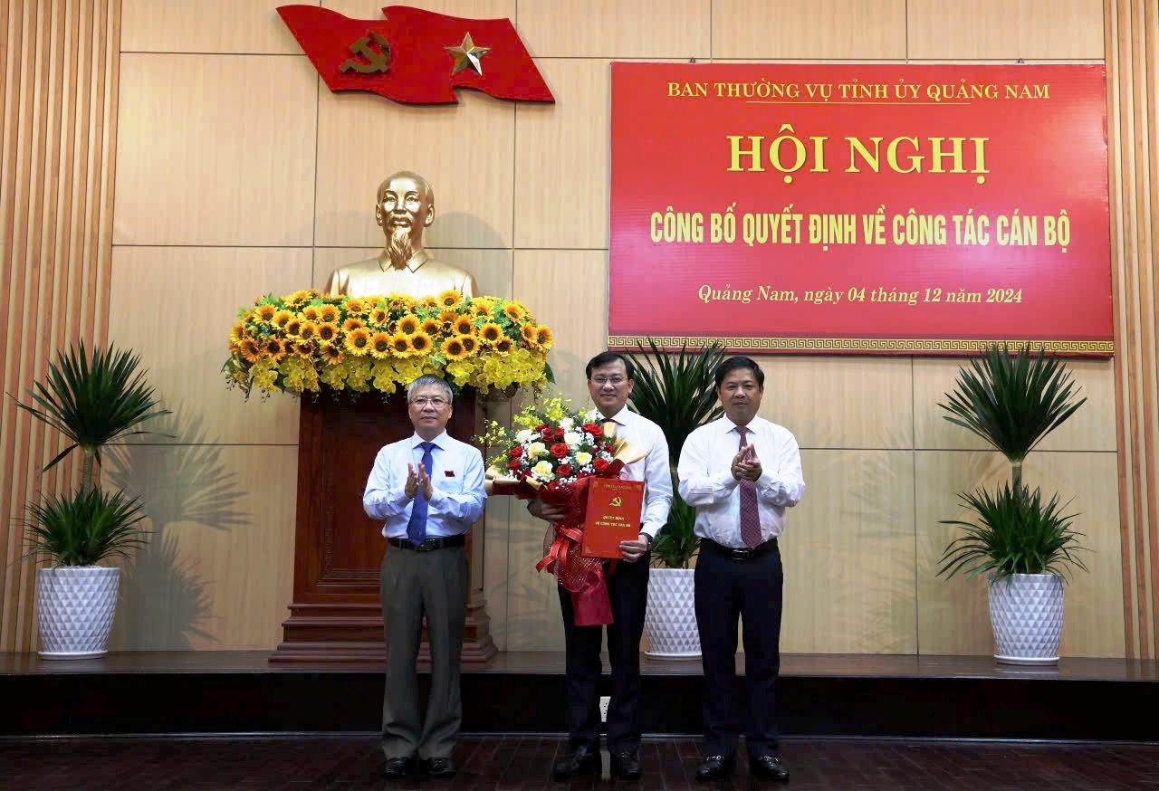 Ông Phan Văn Bình được bổ nhiệm làm Trưởng Ban tổ chức Tỉnh ủy Quảng Nam