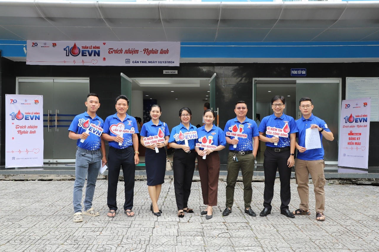 EVNGENCO2 hiến tặng 111 đơn vị máu trong ngày đầu tiên tổ chức tuần lễ hồng EVN lần X