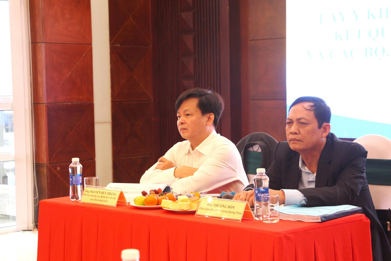 Thảo luận, đánh giá việc xử lý kết quả rà soát văn bản QPPL thực hiện từ năm 2020 đến nay