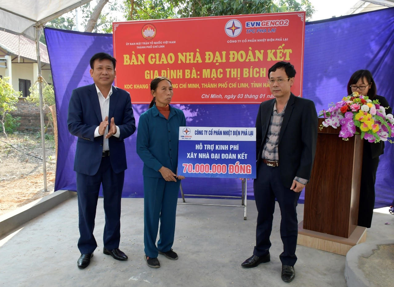 PPC tiếp tục hỗ trợ xây dựng hai nhà Đại đoàn kết cho hộ nghèo