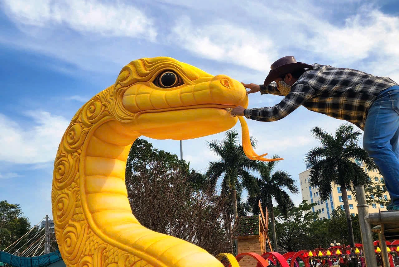 Các tỉnh miền Trung “trình làng” linh vật Tết Ất Tỵ 2025