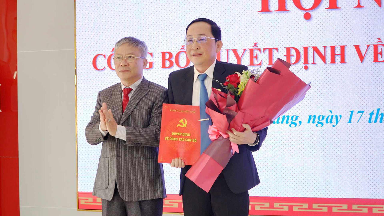 Quảng Nam điều động, bổ nhiệm nhiều lãnh đạo chủ chốt