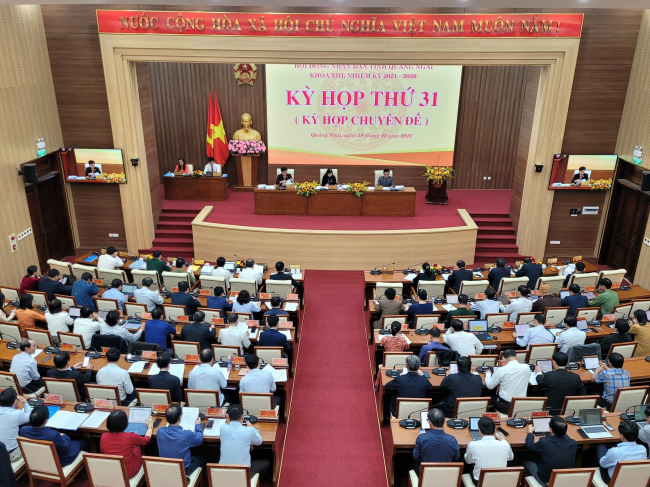 Quảng Ngãi thông qua nghị quyết thành lập 5 sở mới