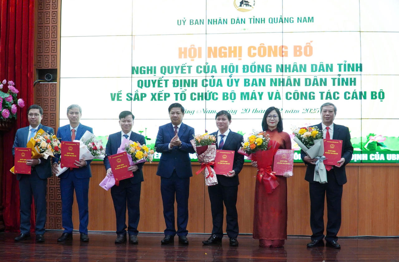 Quảng Nam bổ nhiệm nhiều lãnh đạo chủ chốt trực thuộc UBND tỉnh