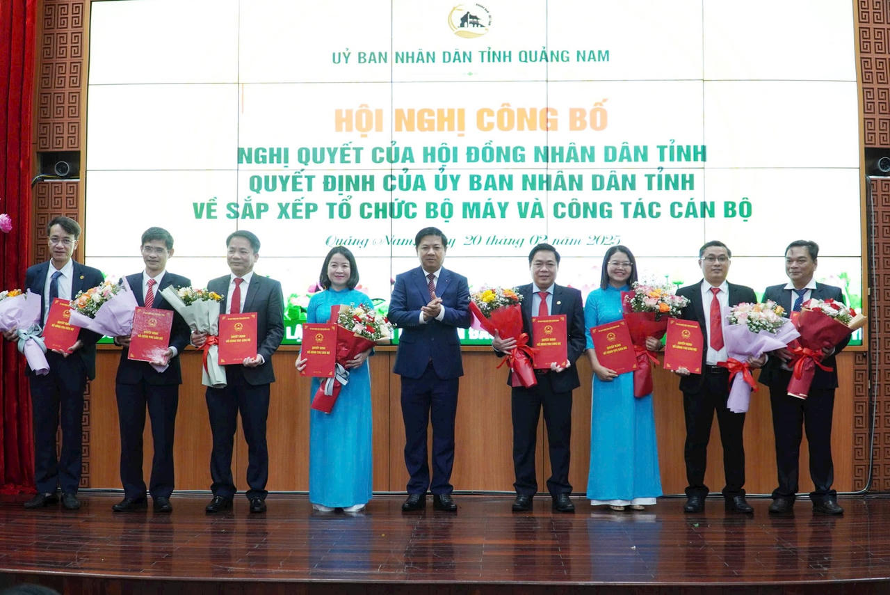 Quảng Nam bổ nhiệm nhiều lãnh đạo chủ chốt trực thuộc UBND tỉnh