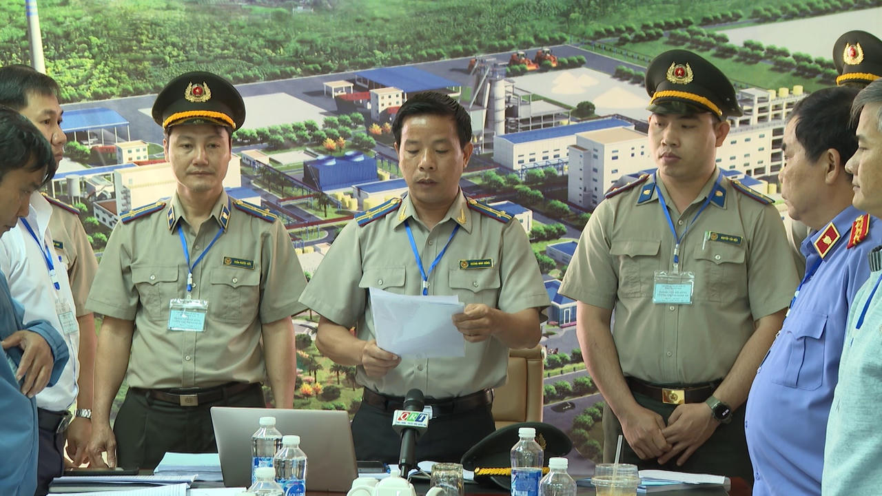 Hoàn thành cưỡng chế kê biên tài sản nhà máy sô đa Chu Lai