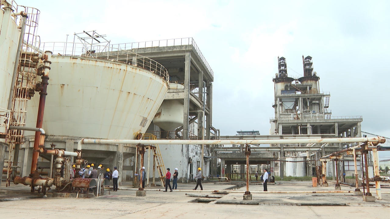 Hoàn thành cưỡng chế kê biên tài sản nhà máy sô đa Chu Lai