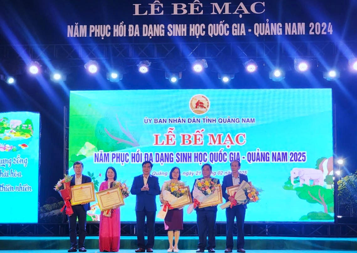 Bế mạc Năm phục hồi đa dạng sinh học quốc gia - Quảng Nam 2024