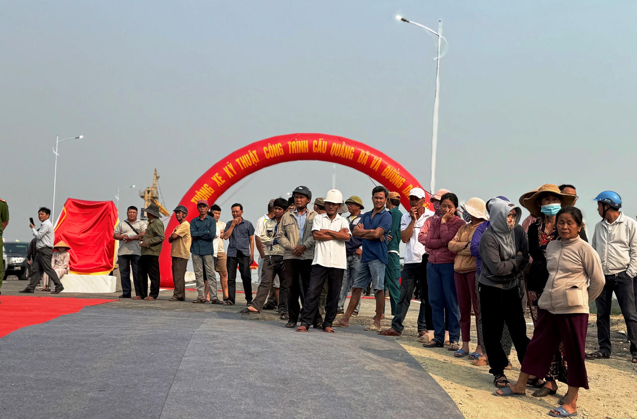 Thông xe kỹ thuật cầu Quảng Đà kết nối Quảng Nam và Đà Nẵng