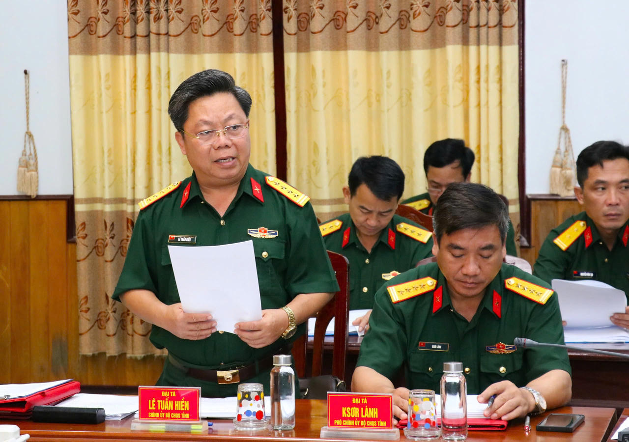 Gia Lai hoàn thành tốt nhiệm vụ quân sự, quốc phòng quý I/2025