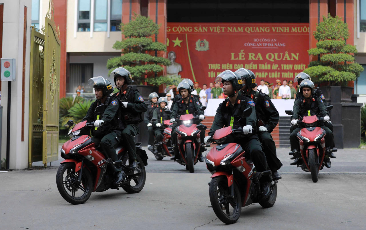 Công an Đà Nẵng ra quân trấn áp tội phạm đường phố mùa du lịch 2025
