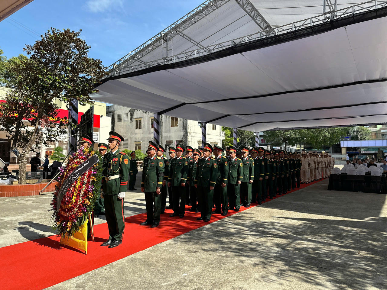 Trang nghiêm Lễ viếng nguyên Chủ tịch nước Trần Đức Lương tại quê nhà Quảng Ngãi