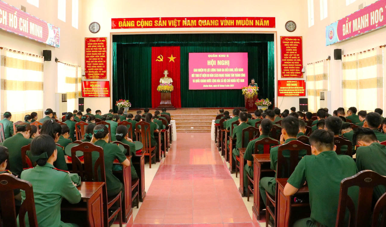 Quân khu 5 giao nhiệm vụ cơ động tham gia nhiệm vụ A80