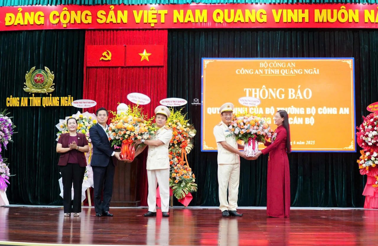 Đại tá Hồ Song Ân được bổ nhiệm làm Giám đốc Công an tỉnh Quảng Ngãi