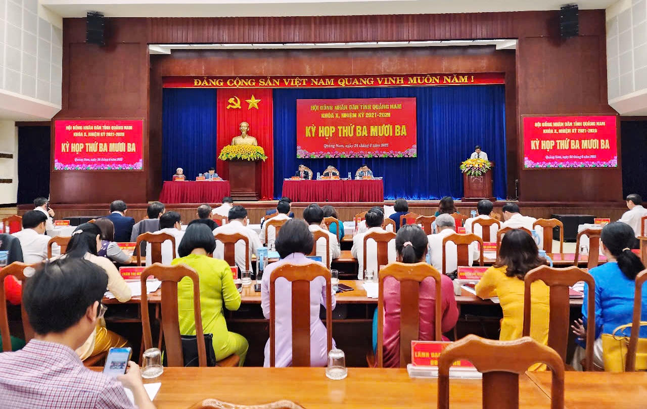 Kỳ họp cuối cùng của HĐND tỉnh Quảng Nam trước khi sáp nhập với Đà Nẵng