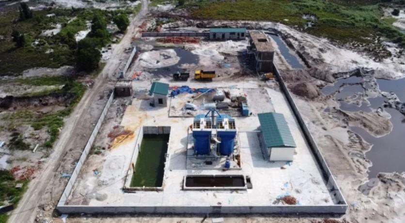 Công ty Thẩm Gia khai thác đất trái phép ở Vân Đồn