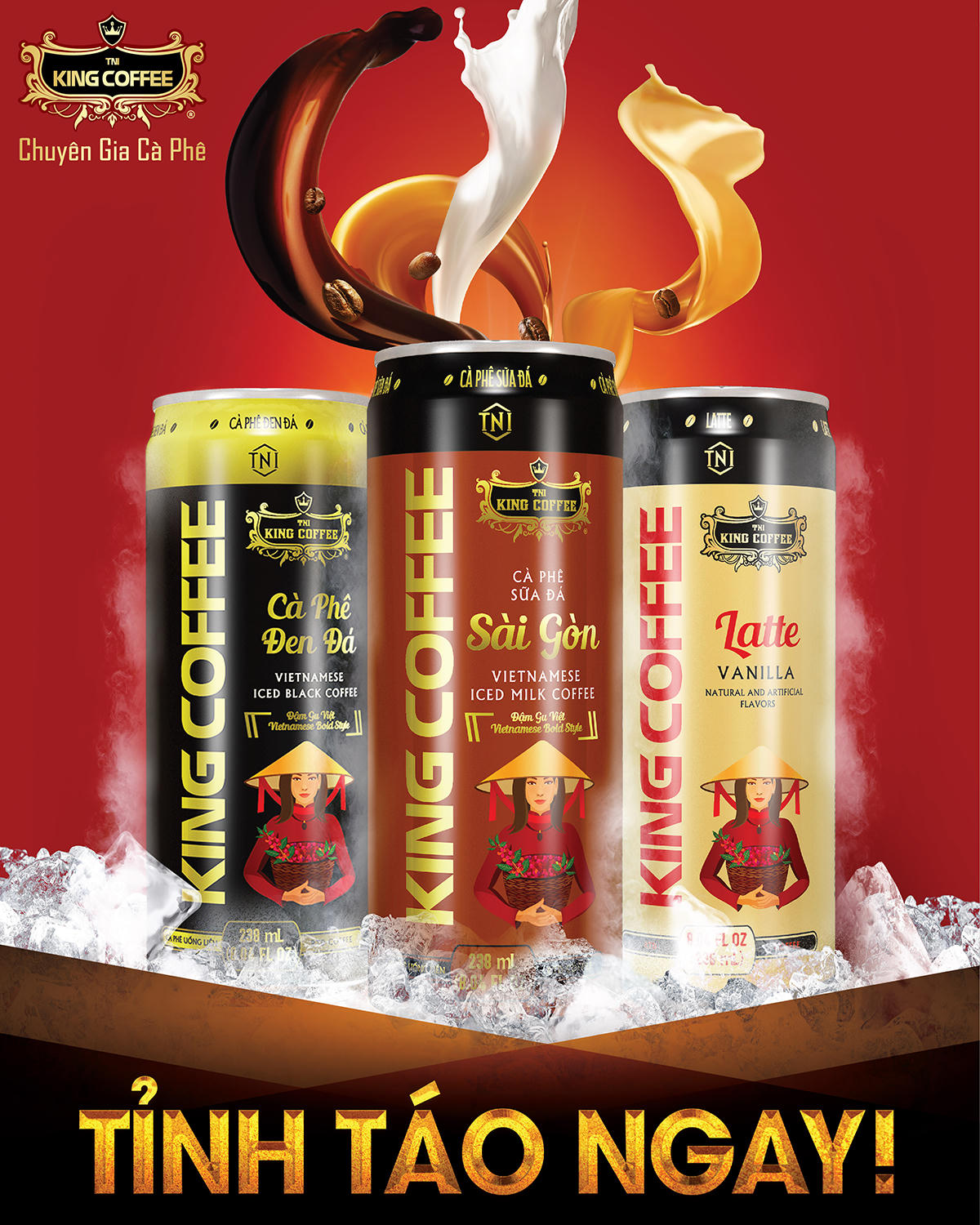 Cà phê uống liền King Coffee – thêm lựa chọn mới dành cho các tín đồ cà phê