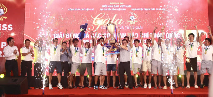 Press Cup 2023: “Khẳng định sự lớn mạnh của hoạt động thể dục, thể thao trong các cơ quan báo chí"