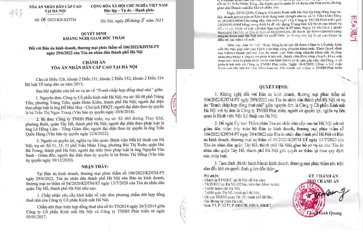 Vụ án tranh chấp thuê nhà 51 Trần Nhân Tông, Hà Nội: Những vấn đề cần làm rõ trong phiên xét xử giám đốc thẩm