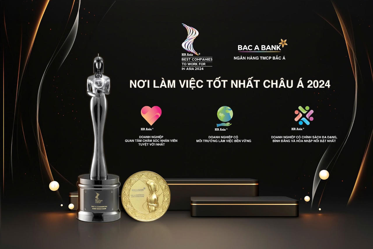 Bac A Bank tiếp tục được vinh danh là “Nơi làm việc tốt nhất châu Á 2024”