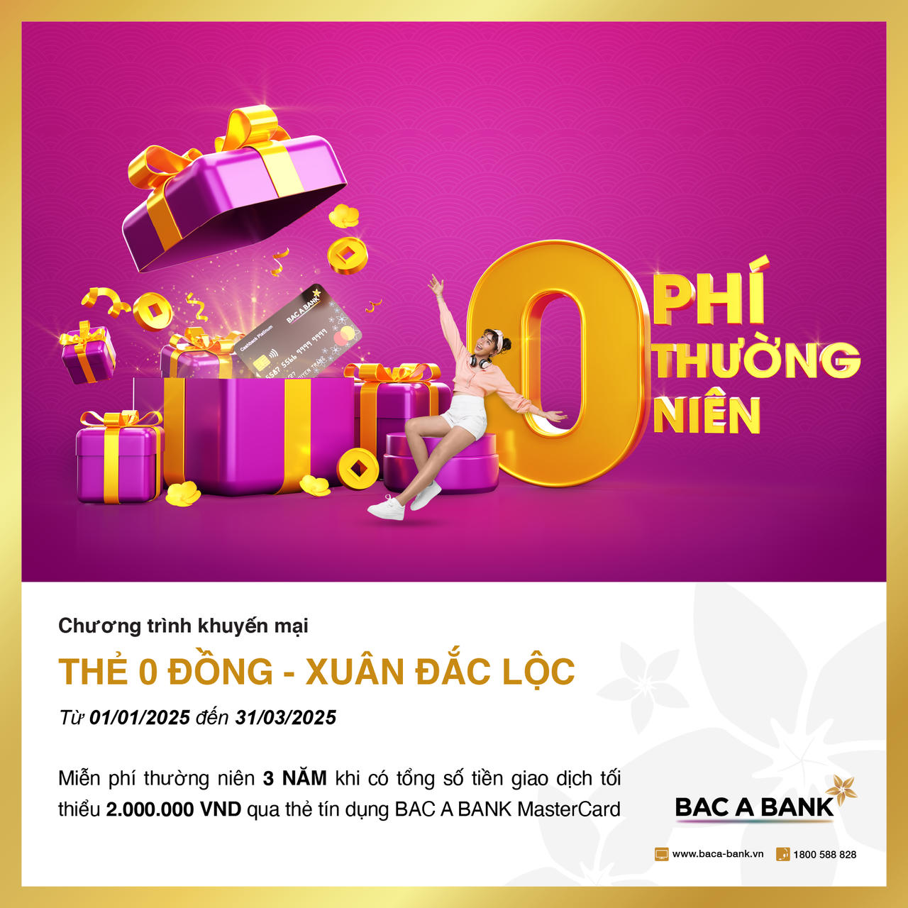 Sắm Tết thảnh thơi cùng thẻ tín dụng Bac A Bank, khách hàng “lợi cả trăm đường”