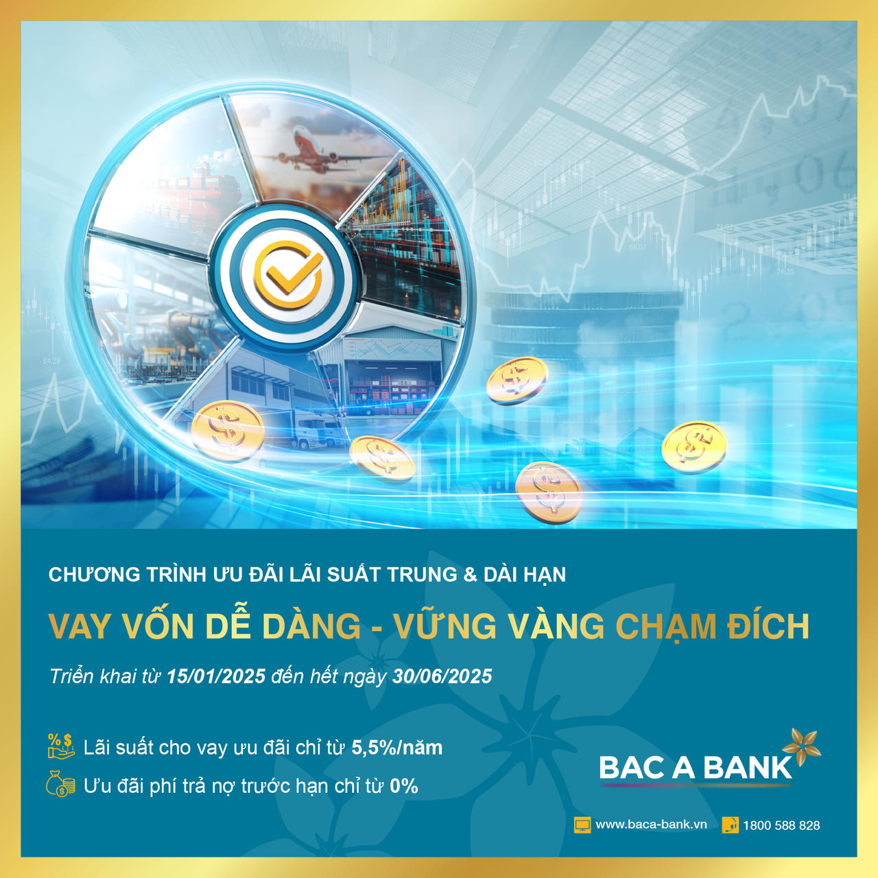 Bac A Bank hỗ trợ doanh nghiệp phát triển đường dài với lãi suất vay ưu đãi chỉ từ 5,5%