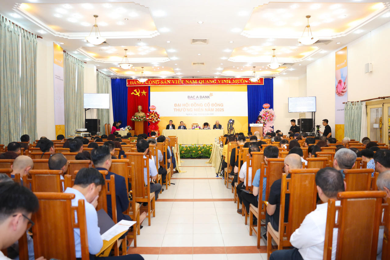 Đại hội đồng cổ đông Bac A Bank 2025: Tăng vốn điều lệ lên 12.350 tỷ đồng - thành công đến từ nền tảng vững chắc