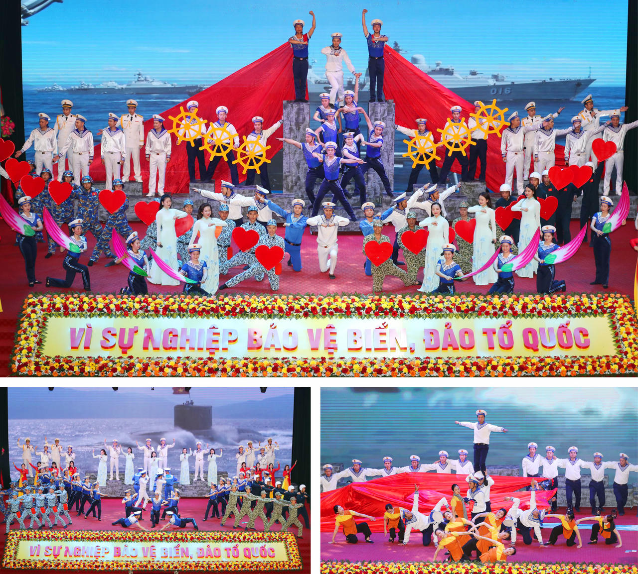 Kỷ niệm 70 năm Ngày thành lập Hải quân nhân dân Việt Nam: Quân chủng Hải quân đón nhận Huân chương Hồ Chí Minh