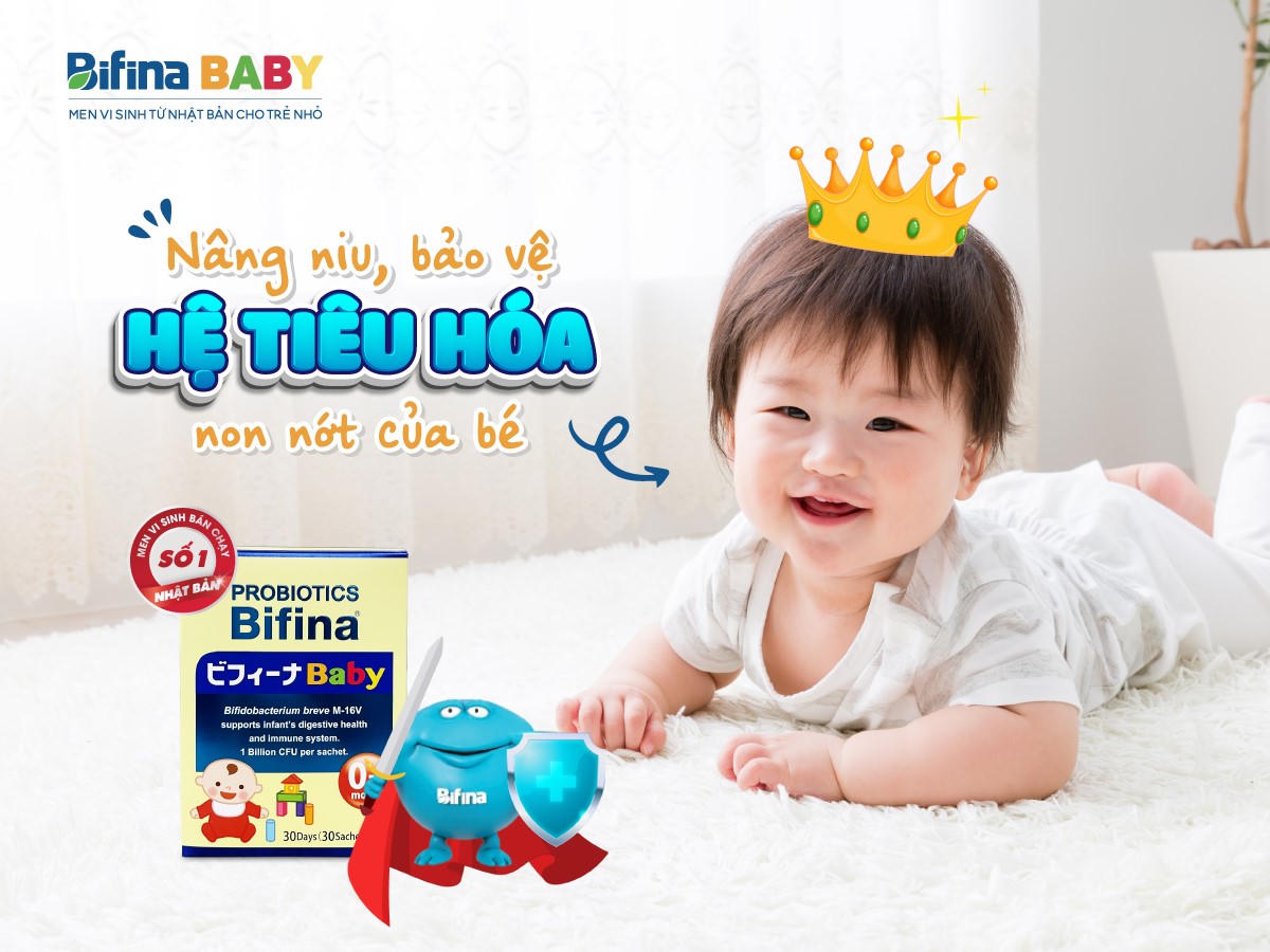 Mách mẹ giải pháp mới từ Nhật Bản cho bé bị tiêu chảy kéo dài